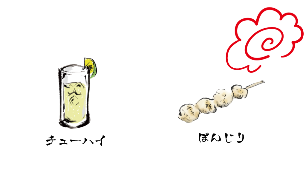 酎ハイ×ぼんじり